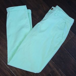 🍀Light green straight leg GAP pants🍀